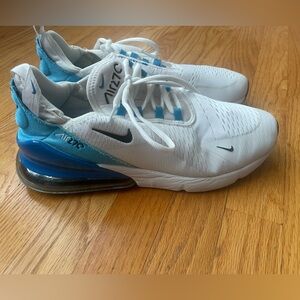 Nike Air Max 270 White with Blue Accents